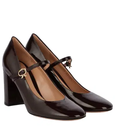 Gianvito Rossi 85 patent leather Mary Jane pumps | Thumbnail 1