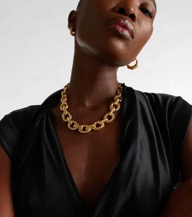 David Yurman Sculpted Cable 18kt gold chain necklace | Thumbnail 5