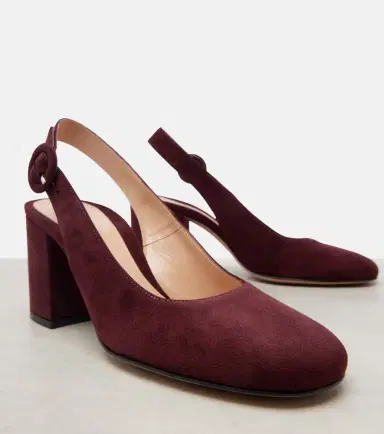 Gianvito Rossi Joelle suede slingback pumps | Thumbnail 2 Gianvito Rossi Joelle suede slingback pumps | Thumbnail 2