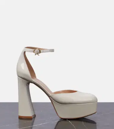 Gianvito Rossi Hilary patent leather platform pumps | Thumbnail 3