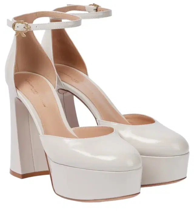 Gianvito Rossi Hilary patent leather platform pumps
