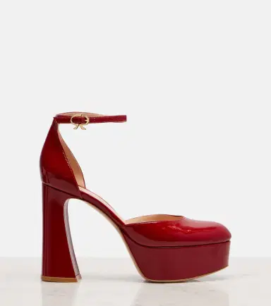 Gianvito Rossi Hilary 100 patent leather platform pumps | Thumbnail 2