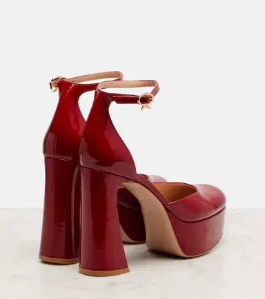 Gianvito Rossi Hilary 100 patent leather platform pumps | Thumbnail 4