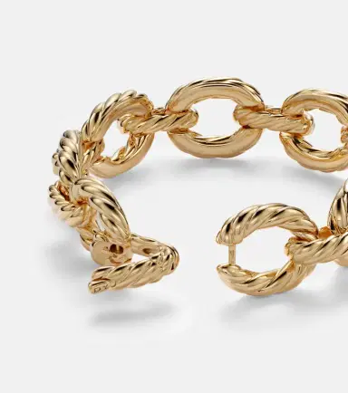 David Yurman Sculpted Cable 18kt gold chain bracelet | Thumbnail 2