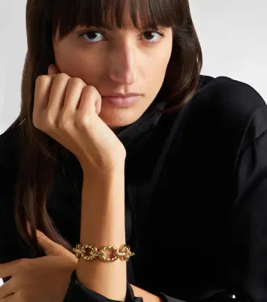 David Yurman Sculpted Cable 18kt gold chain bracelet | Thumbnail 5