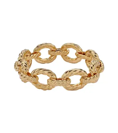 David Yurman Sculpted Cable 18kt gold chain bracelet | Thumbnail 1