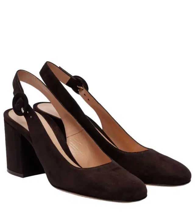 Gianvito Rossi Suede slingback pumps