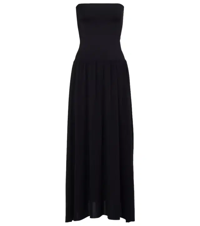 Eres Oda pleated bustier dress