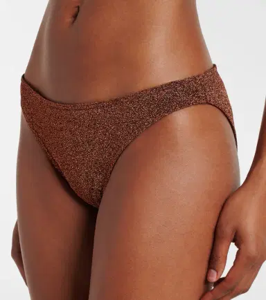 Eres Etincelant lurex bandeau bikini bottoms | Thumbnail 3