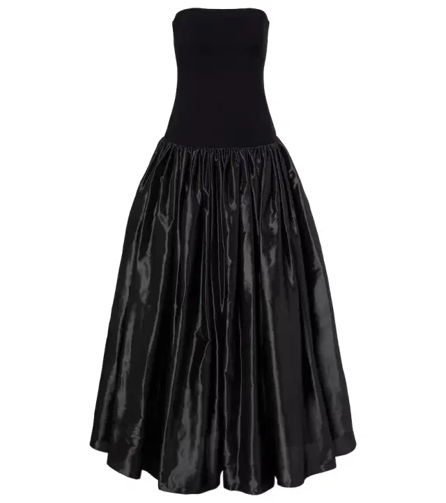 Coperni Taffeta bustier gown