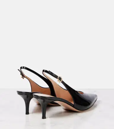Gianvito Rossi Robbie 55 patent leather slingback pumps | Thumbnail 2 Gianvito Rossi Robbie 55 patent leather slingback pumps | Thumbnail 2