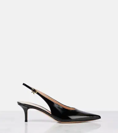 Gianvito Rossi Robbie 55 patent leather slingback pumps | Thumbnail 3 Gianvito Rossi Robbie 55 patent leather slingback pumps | Thumbnail 3
