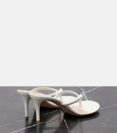 Gianvito Rossi Calypso 70 leather thong sandals | Thumbnail 3