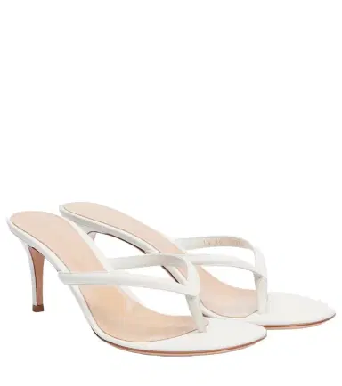 Gianvito Rossi Calypso 70 leather thong sandals | Thumbnail 1