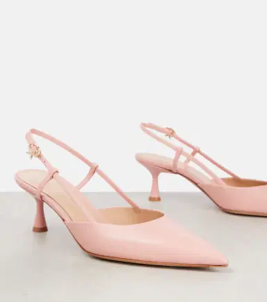 Gianvito Rossi Ascent 55 leather slingback pumps | Thumbnail 2 Gianvito Rossi Ascent 55 leather slingback pumps | Thumbnail 2