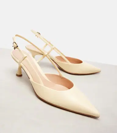 Gianvito Rossi Ascent 55 leather slingback pumps | Thumbnail 2 Gianvito Rossi Ascent 55 leather slingback pumps | Thumbnail 2