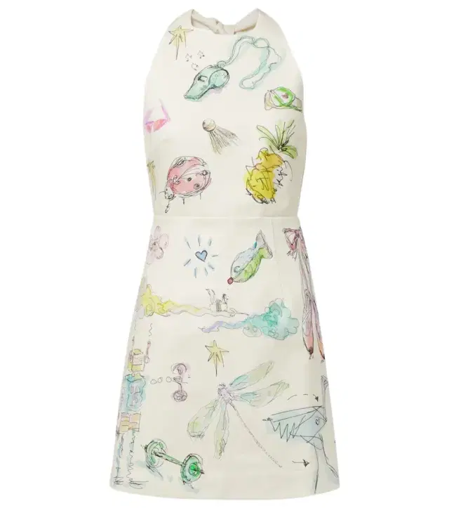 Alemais Alémais Court printed cotton minidress