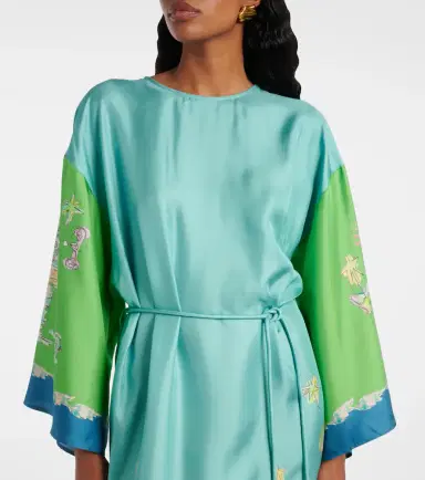 Alemais Alémais Daria printed silk maxi dress | Thumbnail 2