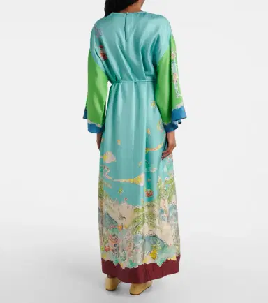 Alemais Alémais Daria printed silk maxi dress | Thumbnail 4