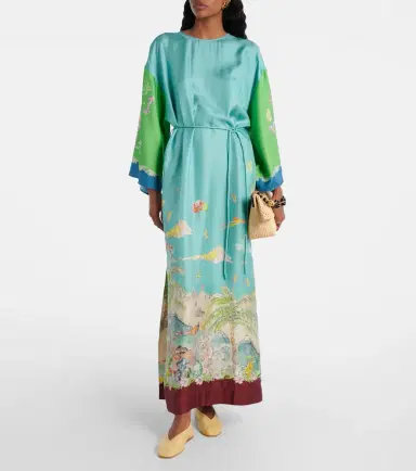 Alemais Alémais Daria printed silk maxi dress | Thumbnail 5