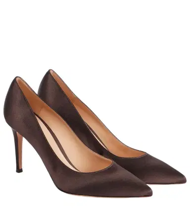 Gianvito Rossi Gianvito 85 satin pumps | Thumbnail 1