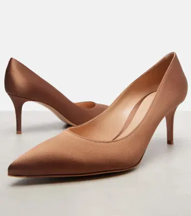 Gianvito Rossi Gianvito 70 crêpe satin pumps | Thumbnail 4