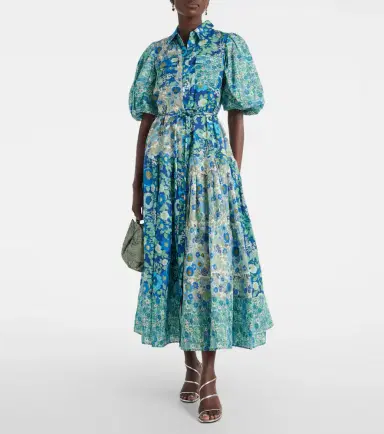Alemais Alémais Sacha floral ramie shirt dress | Thumbnail 2