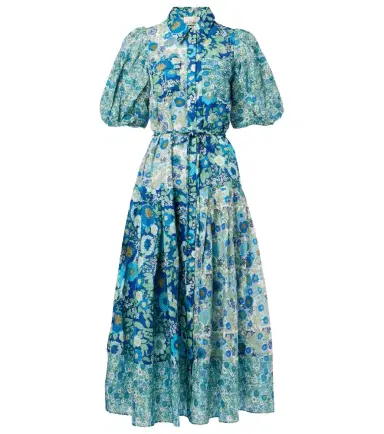 Alemais Alémais Sacha floral ramie shirt dress | Thumbnail 1