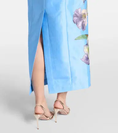 Alemais Alémais Donata floral taffeta bustier dress | Thumbnail 4