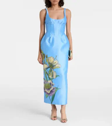 Alemais Alémais Donata floral taffeta bustier dress | Thumbnail 5