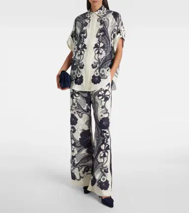 Alemais Alémais Mickey printed linen shirt | Thumbnail 2