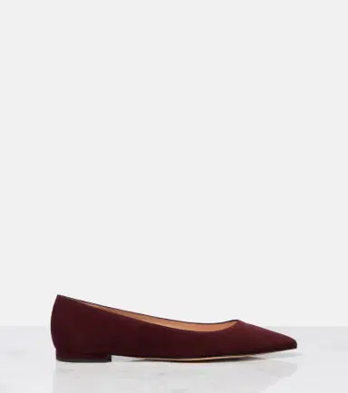 Gianvito Rossi Gianvito suede ballet flats | Thumbnail 2 Gianvito Rossi Gianvito suede ballet flats | Thumbnail 2
