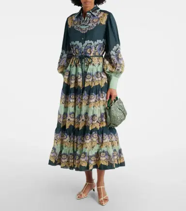 Alemais Alémais Madalena floral ramie shirt dress | Thumbnail 2