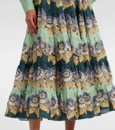 Alemais Alémais Madalena floral ramie shirt dress | Thumbnail 5