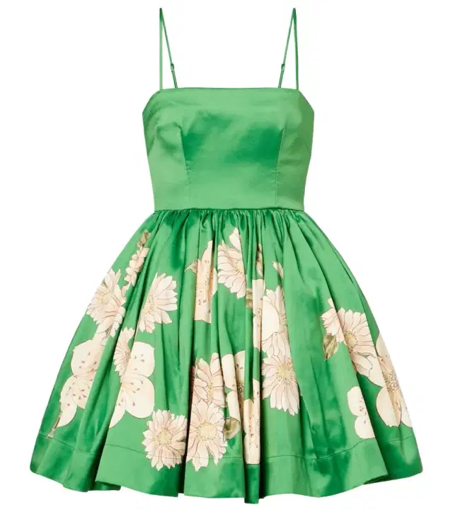 Alemais Alémais Floral gathered minidress