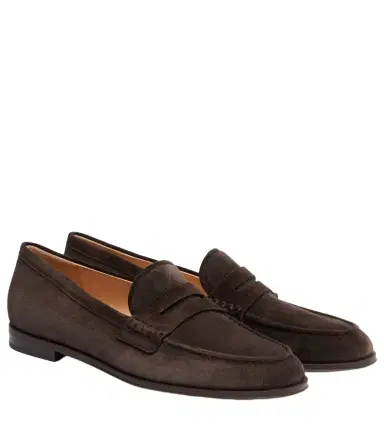 Gianvito Rossi Georgie suede driving shoes | Thumbnail 1