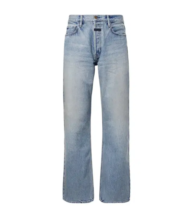 Fear of god Faded mid-rise straight jeans
