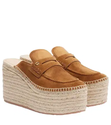 Gianvito Rossi Maxilla suede espadrille wedges | Thumbnail 1