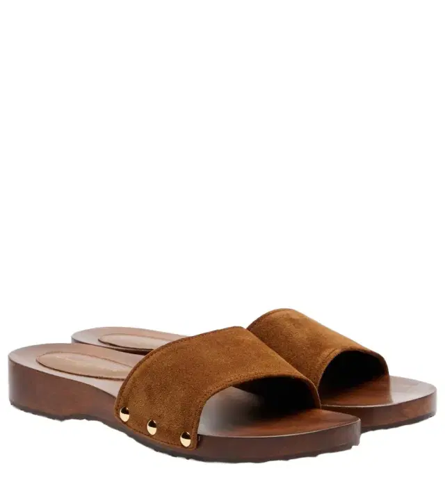 Gianvito Rossi Riviera suede slides
