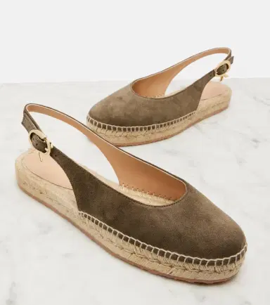 Gianvito Rossi Paz suede slingback espadrilles | Thumbnail 2