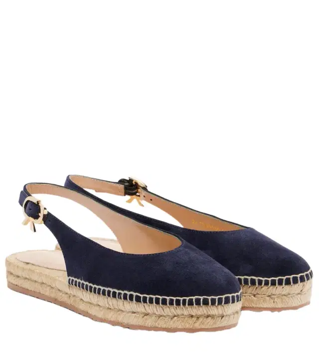 Gianvito Rossi Paz suede slingback espadrilles
