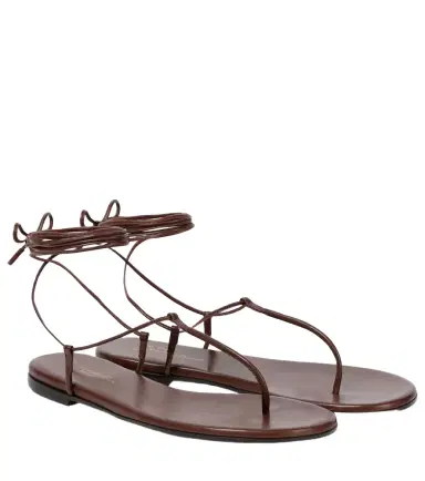 Gianvito Rossi Gwyneth leather sandals | Thumbnail 1 Gianvito Rossi Gwyneth leather sandals | Thumbnail 1