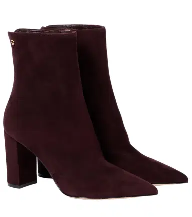 Gianvito Rossi Lyell suede ankle boots | Thumbnail 1 Gianvito Rossi Lyell suede ankle boots | Thumbnail 1