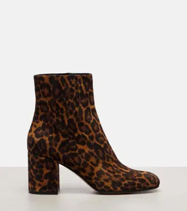Gianvito Rossi Joelle 70 leopard-print suede ankle boots | Thumbnail 3
