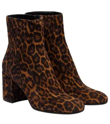 Gianvito Rossi Joelle 70 leopard-print suede ankle boots | Thumbnail 1