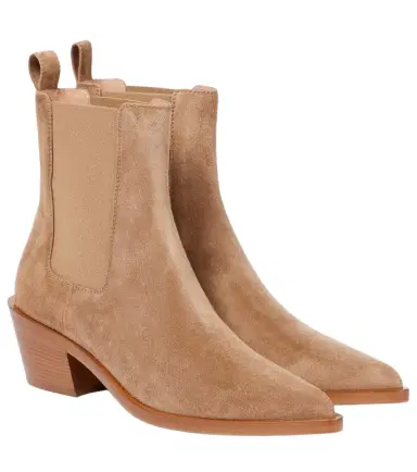 Gianvito Rossi Wylie 45 suede ankle boots | Thumbnail 1 Gianvito Rossi Wylie 45 suede ankle boots | Thumbnail 1
