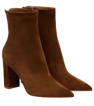 Gianvito Rossi Lyell 85 suede ankle boots | Thumbnail 1 Gianvito Rossi Lyell 85 suede ankle boots | Thumbnail 1
