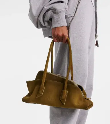 The Attico La Passeggiata Small suede tote bag | Thumbnail 4