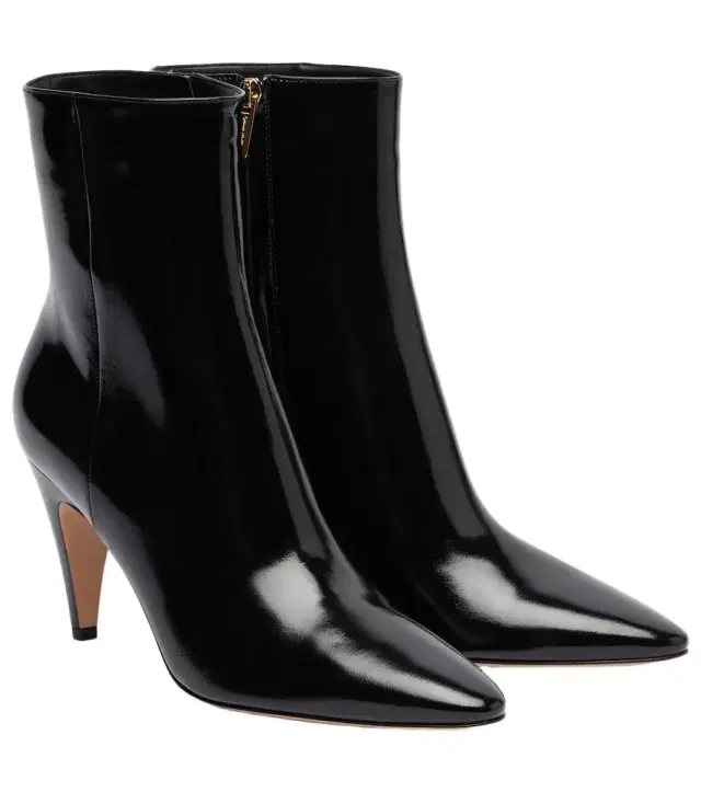 Gianvito Rossi Amelia 85 patent leather ankle boots