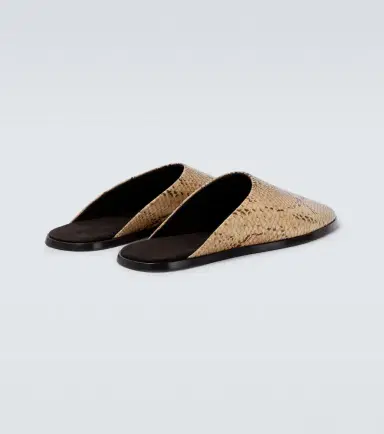 Fear of god Snake-effect leather mules | Thumbnail 2 Fear of god Snake-effect leather mules | Thumbnail 2